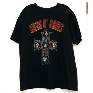 Guns & Roses men's short sleeve graphic tee size L